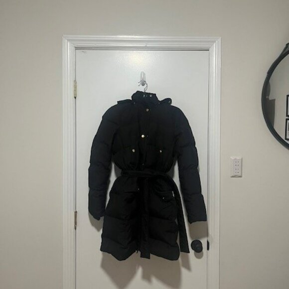 Black J.Crew Puffer Jacket - Picture 2 of 3